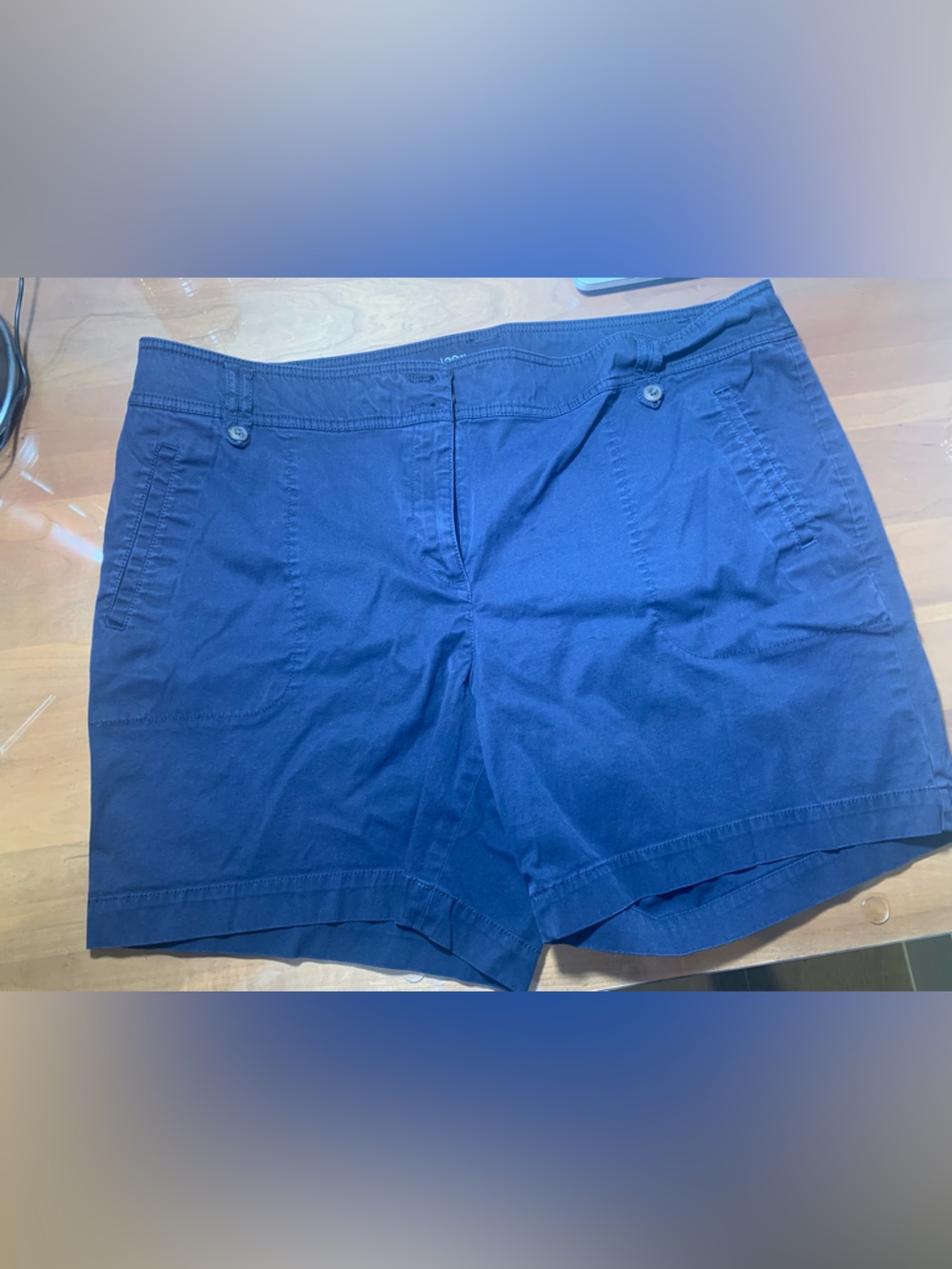 Nearly new! Talbots Navy Blue Women’s Shorts - Picture 2 of 7